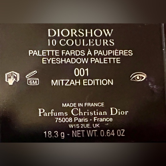Dior Diorshow Mitzah 10 Colors Eyeshadow Palette Limited Edition Leopard Print - Picture 3 of 3